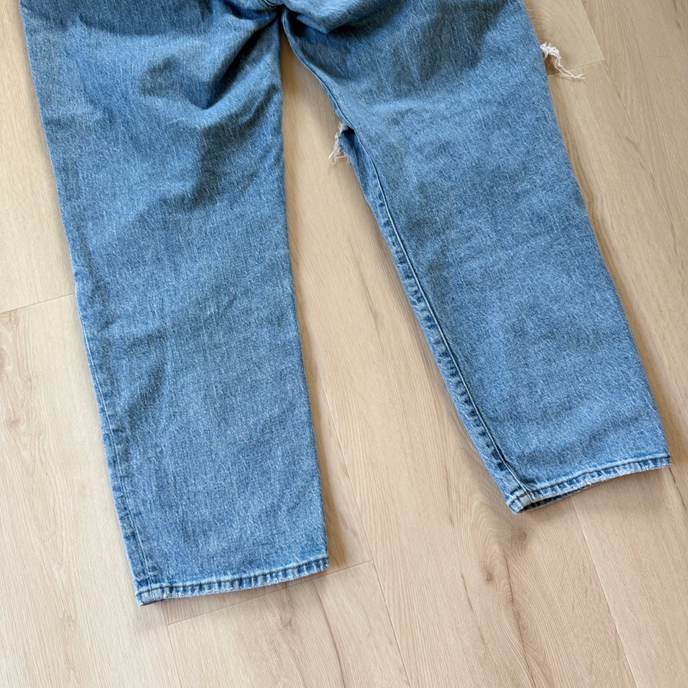 Madewell The Perfect Vintage Straight Leg Jean Reinhart Wash Distressed 32 Boho - Picture 9 of 16